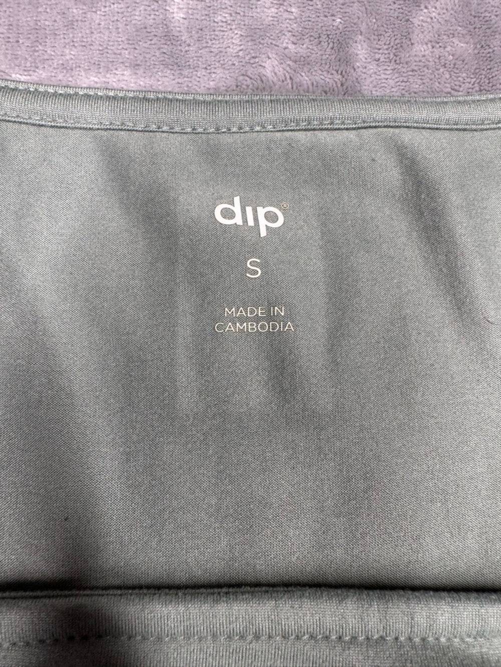 Olive Long Sleeve Square Neck Bodysuit - Picture 5 of 8